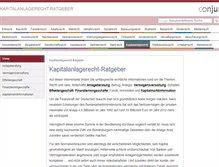 Tablet Screenshot of kapitalanlagerecht-ratgeber.de